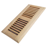 Homewell white oak floor register vent with drop-in design for easy installation.