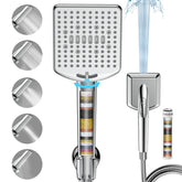 Homlord filtered shower head wide spray for full-body coverage and spa-like feel.