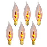 Hompavo flame bulb with dancing flame for cozy living room ambiance