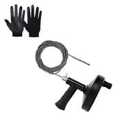 Homyplaza Drain Snake 25 ft reaches deep kitchen and bathroom clogs