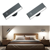 Honalia adhesive wall light mounted in a bedroom for ambient lighting