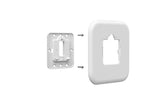 Honeywell cover plate for thermostat installation, keeps walls neat and hole-free