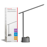 Honeywell H01 Pro Sunturalux foldable desk light with flexible angles for focused work.