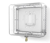 Honeywell Home CG511A thermostat guard front view showing tamper protection for thermostats