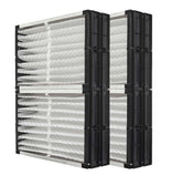 Honeywell POPUP2200 pleated filter front view with space-saving packaging