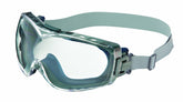 Honeywell Uvex Stealth OTG goggles over glasses with clear lens for prescription wearers.