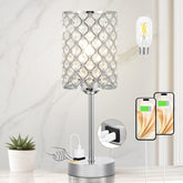 Hong-in crystal table lamp with rainbow refraction when off for stylish ambience