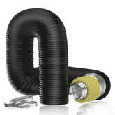 Hon&Guan 4in insulated duct reduces noise for inline duct fans.
