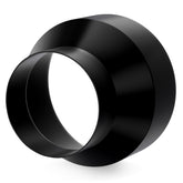 Hon&Guan 5 to 4 inch duct reducer front view showing durable galvanized steel