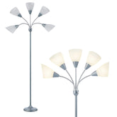 HonoDing Medusa 5-heads floor lamp provides versatile overhead lighting for living spaces.