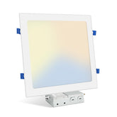 HONZIN square-cut in-ceiling light for a clean, modern look.