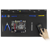Hooandxk anti-static mat close-up with ESD-safe silicone surface for electronics work