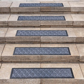 Hopeviva outdoor stair treads with non-slip backing for exterior stairs.