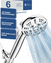 HOPOPRO 6-mode showerhead panel offers versatile spray options for any shower