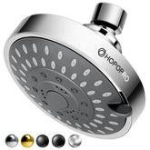 HOPOPRO five-mode showerhead angle view offers customizable spray patterns for any shower.