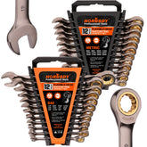 HORUSDY organizer keeps the 24-piece wrench set accessible and neat.