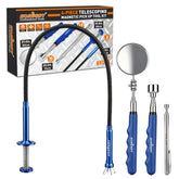 HORUSDY 4pcs magnetic sweepers kit for versatile retrieval in tight spaces.
