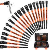 HORUSDY nut driver set in case view showing organized storage and quick access