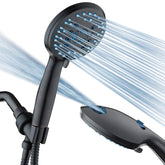 Hotel Spa Aquacare 8-mode shower head showing versatile settings for a customizable shower experience