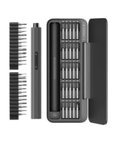 HOTO 25+24 S2 steel bits set stored magnetically for easy access.