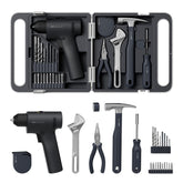HOTO 25-piece toolkit with smart case and drill for easy storage and transport.