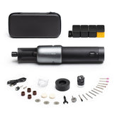 HOTO 4V cordless rotary tool kit with compact design for desktop projects