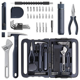 HOTO smart electric screwdriver with LED illuminates workspace for precise installation.