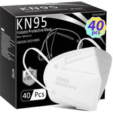 Hotodeal KN95 mask 40-pack, 5-layer filtration for daily protection.