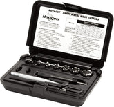 Hougen RotaCut fractional hole cutter kit in use for precise mounting holes.