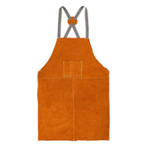 Houseables leather apron shields clothing from welding sparks with durable heat resistance