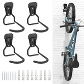 Housolution bike wall mount front view showing space-saving design