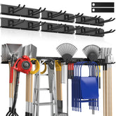 Housolution heavy duty garage wall organizer with 96-inch track maximizes wall storage.