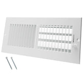 Howeall 12x4 duct opening vent cover in steel offers precise airflow control for HVAC.