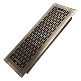 Howeall 4x12 heavy-duty floor register with 2mm steel for lasting strength.