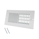 Howeall 8x4 duct opening vent cover for seamless wall or ceiling installation and airflow.