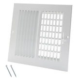 Howeall 8x8 duct opening vent cover enables precise airflow control in walls or ceilings.