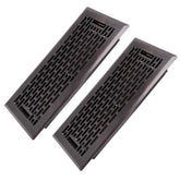 Howeall Boston-design floor register 4x10 with edge folding for a seamless, safe floor fit.