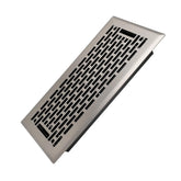 Howeall Boston-design floor register 4x10 enhances airflow while complementing hardwood or tile floors.