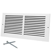 Howeall return air grille front view shows durable steel construction for long-lasting use.
