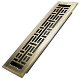 Howeall Seattle design floor register front view shows durable steel construction for lasting home use.