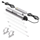 HQUA TWS-121 UV purifier exterior shows compact design for easy installation.