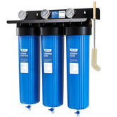 HQUA WF3-01 three-stage system front view for cleaner home water.