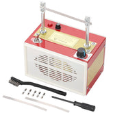 Hromee 60W rope cutter on bench showing compact design and ready-to-use setup for synthetic materials.