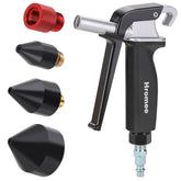 Hromee high flow blow gun with cast aluminum body for durable, comfortable use.