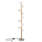 Hsyile KU300198 cozy-elegant floor lamp assembly for quick, stylish living room setup