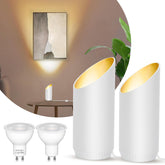 HUAEU up lights floor-can light highlights artwork with focused, warm illumination.