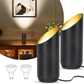 HUAEU up lights floor spotlight highlighting architectural details with warm 3000K glow