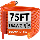Huanchain 75ft outdoor extension cord for long-distance power outdoors