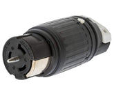 Hubbell CS8164C locking connector front view for heavy-duty industrial use