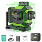 Huepar 703CG self-leveling 3D green laser for fast room layout.